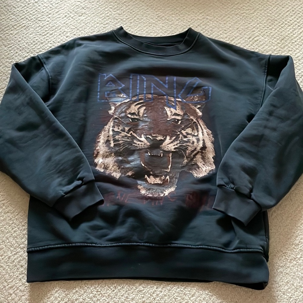 Anine Bing Tiger Sweatshirt size Medium